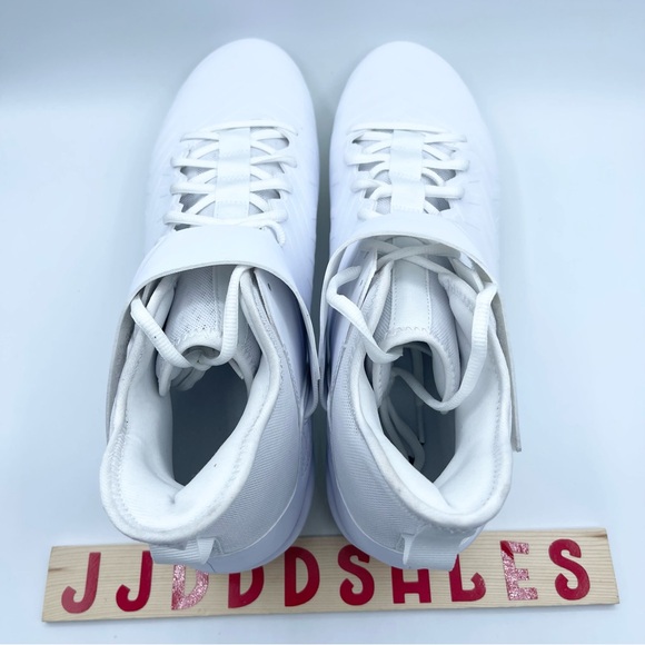 Nike Air Jordan Alpha Menace Pro 2 Mid SMU P Football Cleats CV1676-103 Sz 13.5 - Picture 6 of 10